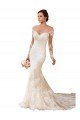 Long Sleeves Maermaid Sweetheart Lace Wedding Dress Bristol