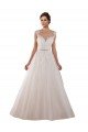 Illusion Sweetheart Neck Ball Gown Tulle Wedding Dress with Lace Bodice Bristol