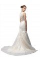 Illusion High Neck Mermaid Lace Wedding Dress Bristol