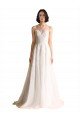 Illusion Neck A-Line Organza Wedding Dress Bristol