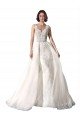 Sweetheart Fit and Flare Tulle Lace Wedding Dress Bristol