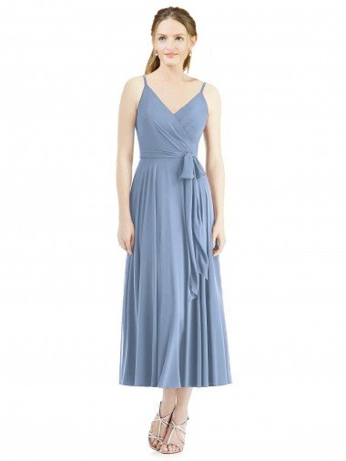 Short Tea Length Chiffon Bridesmaid Dress Bristol