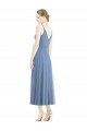 Short Tea Length Chiffon Bridesmaid Dress Bristol