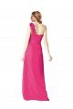 Full Length One Shoulder Chiffon Bridesmaid Dress Bristol