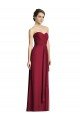 Long Strapless Chiffon Bridesmaid Dress with Side Slit Bristol