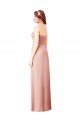 Long Chiffon Sweetheart Bridesmaid Dress with Twist Bodice Bristol