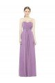 Sweetheart Neckline Strapless Chiffon Bridesmaid Dress with Wrap Pleat Bristol