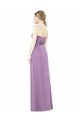 Sweetheart Neckline Strapless Chiffon Bridesmaid Dress with Wrap Pleat Bristol