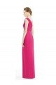 One Shoulder Long Chiffon Bridesmaid Dress Bristol