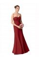 Full Length Sweetheart Chiffon Bridesmaid Dress with Ruched Bodice Bristol