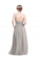 Halter High Neck Long Chiffon Bridesmaid Dress with Open Back Bristol
