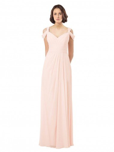 Chiffon Sweetheart Bridesmaid Dress with An Illusion Overlay Bristol