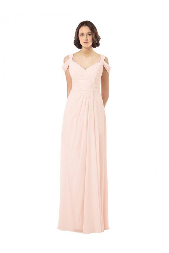 Chiffon Sweetheart Bridesmaid Dress with An Illusion Overlay Bristol