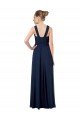 Long Chiffon Bridesmaid Dress V-Neck Top Bristol