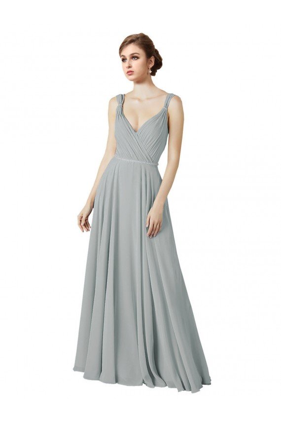 Figure Flattering Chiffon Bridesmaid Dress with Beaded Detail Bristol