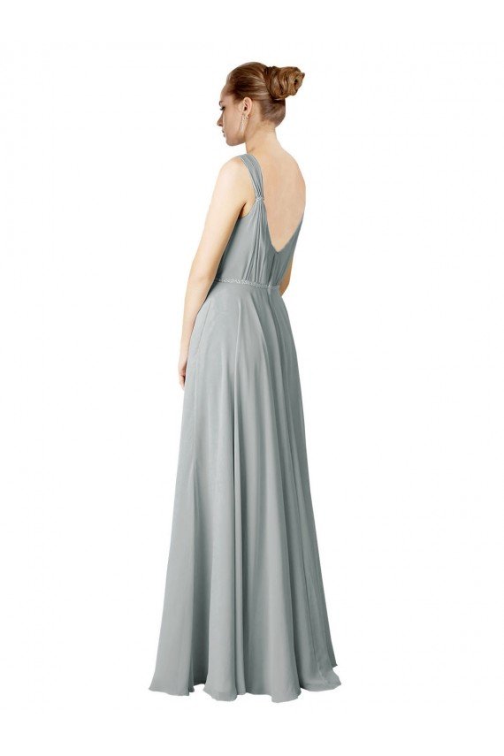 Figure Flattering Chiffon Bridesmaid Dress with Beaded Detail Bristol