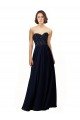 Long Chiffon Sweetheart Neckline Bridesmaid Dress with Beading Bristol