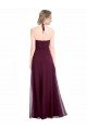 Full Length Chiffon Bridesmaid Dress with Halter Top Bristol