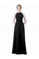 Full Length Chiffon Sweetheart Bridesmaid Dress with An Illlusion Overlay Bristol