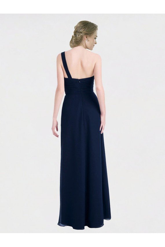 Full Length Long Chiffon Bridesmaid Gown with Sweetheart Neckline Bristol