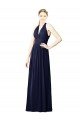 V-Neck Halter Long Open Back Chiffon Bridesmaid Dress Bristol