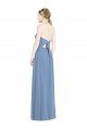 Halter Neck Tie Back Long Chiffon Bridesmaid Dress Bristol
