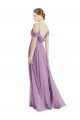 Off the Shoulder Open Cowl-Back Maxi Bridesmaid Dress Bristol