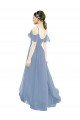 Pleated One Shoulder A-Line Chiffon Bridesmaid Dress Bristol