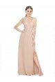 Chiffon Bridesmaids Dress with Matching Chiffon Tie Sash Bristol