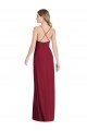Pleated Skirt Chiffon Maxi Bridesmaid Dress with Pockets Bristol