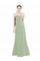 Sweetheart Neckline Draped Floor Length Chiffon Bridesmaid Dress Bristol