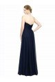 Strapless Sweetheart Long Chiffon Bridesmaid Dress Low Back Bristol