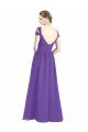 Off the Shoulder Cap Sleeves Chiffon Bridesmaid Dress with Pleats Bristol