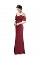 Draped Cold Shoulder Long Chiffon Bridesmaid Dress with Spaghetti Straps Bristol