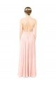 Halter Neck Chiffon Bridesmaid Dress with Double Ruffle Front Bristol