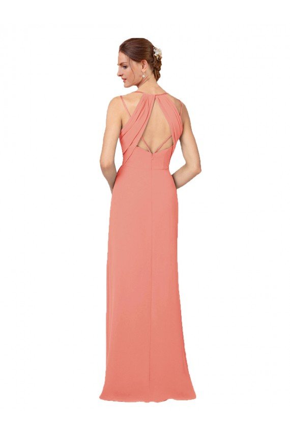 Flirty Chiffon Bridesmaid Dress with Modern Back Detail Bristol