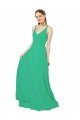 Classic Chiffon Bridesmaid Dress with Lace-Up Back Bristol