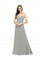 Chiffon Bridesmaid Dress with Sweetheart Neckline and Adjustable Straps Bristol