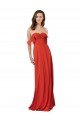Chiffon A-Line Bridesmaid Dress with Ruched Bodice Bristol