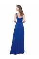 Square Neck A-Line Long Floor Length Chiffon Bridesmaid Dress Bristol