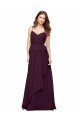 Wrapped Sweetheart Neckline Long Chiffon Bridesmaid Dress  Bristol