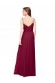 Wrapped Sweetheart Neckline Long Chiffon Bridesmaid Dress  Bristol