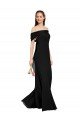 Fit and Flare Long Chiffon Bridesmaid Dress / Prom Dress with Sash and Open Back Bristol