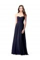 Luxe Chiffon Bridesmaid Dress with Sweetheart Neckline and Shirred Bodice Bristol