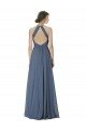 Halter Neck Ruched Bodice Chiffon Bridesmaid Dress Bristol