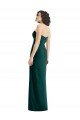 Twist Front Draped Chiffon Bridesmaid Dress with Slit Bristol