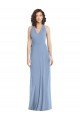 V-Neck Halter Back Straps Chiffon Formal Bridesmaid Dress Bristol