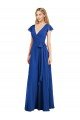 Flutter Sleeves Faux Wrap Chiffon Bridesmaid Dress Bristol