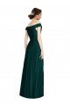Full length Off the Shoulder Chiffon Bridesmaid Dress Bristol