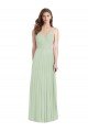 Ruffled Strap Cutout Wrap Maxi Chiffon Bridesmaid Dress Bristol